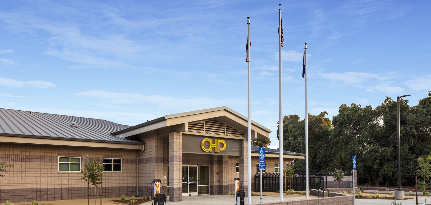 CHP Chico parking and frontage